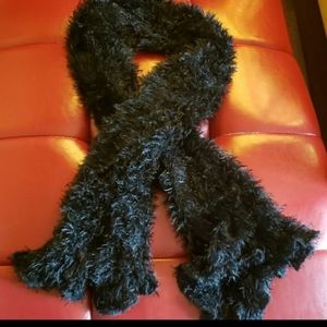Black Faux Fur scarf